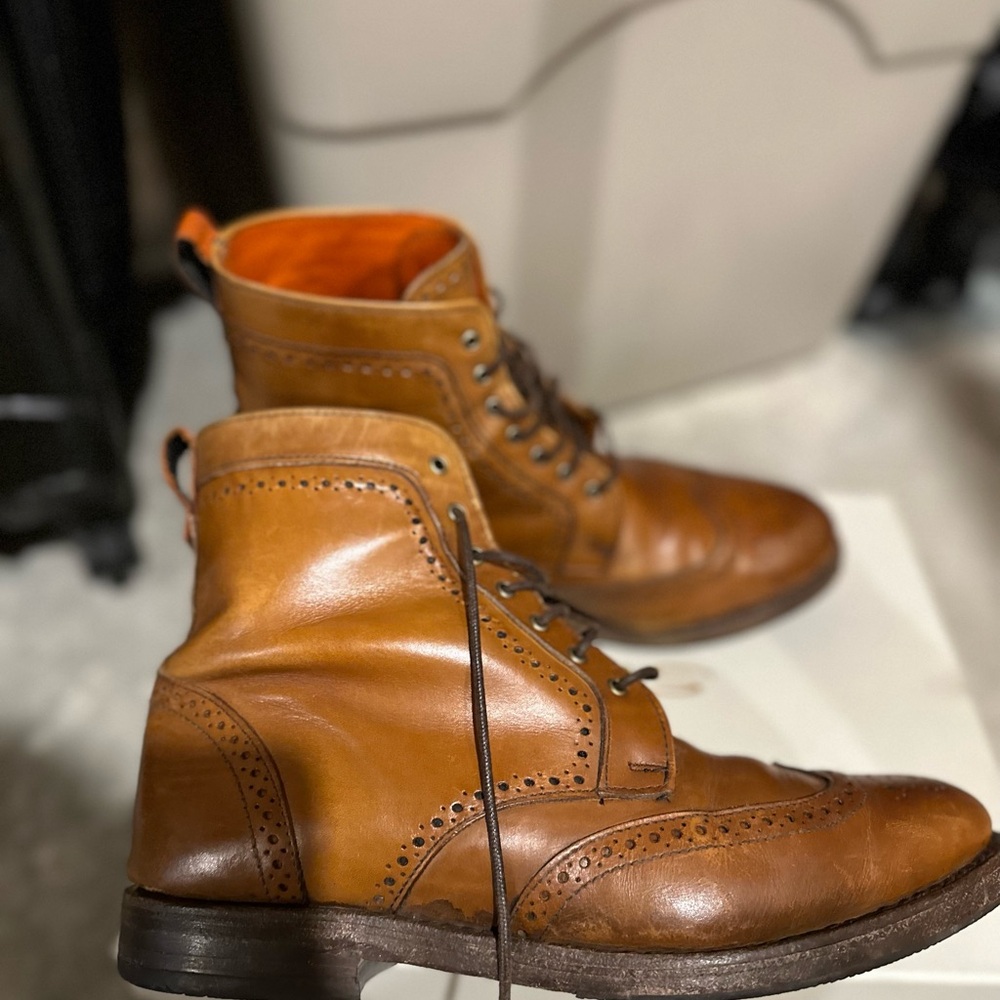 Allen Edmonds Wingtip Boots - Picture 2 of 6